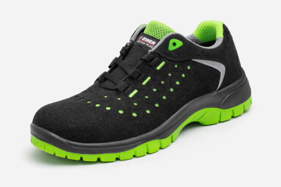 Emex Active Plus Yeşil İş Ayakkabısı – Çelik & Kompozit Burunlu, TPU Taban, Kaymaz ve Darbe Emici