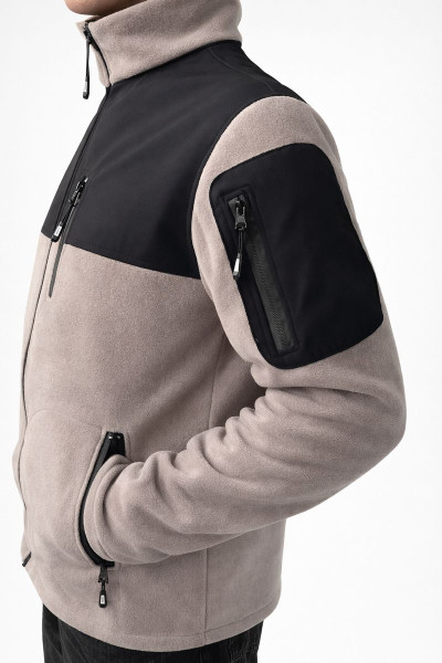 Mekaizen Softshell Polar Ceket 4 Cepli İş Kıyafeti Polar Mont- Özel Tasarım Baskı & Nakış İşlemeli