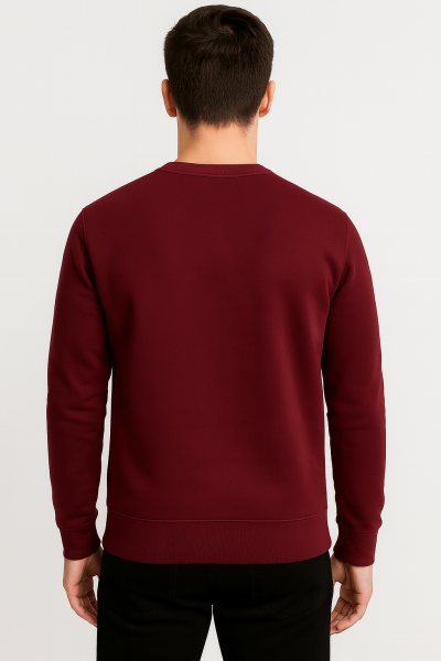 Mekaizen Şardonlu Bisiklet Yaka Sweatshirt İş Kıyafeti – Dayanıklı ve Firmanıza Özel Logo/İsim Baskılı